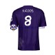 Koszulka Krótka Męska Real Madryt Czwarty strój KROOS 8 Purplecolor Y-3 2023-2024