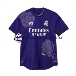 Koszulka Krótka Męska Real Madryt Czwarty strój Vinicius Junior 7 Purplecolor Y-3 2023-2024