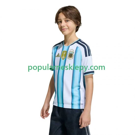 Koszulka Krótka dla Dzieci Reprezentacji Argentyny Pierwszy strój World Cup 2026
