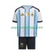 Koszulka Krótka dla Dzieci Reprezentacji Argentyny Pierwszy strój World Cup 2026