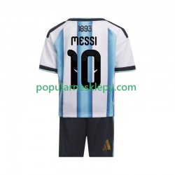 Koszulka Krótka dla Dzieci Reprezentacji Argentyny Pierwszy strój Lionel Messi 10 World Cup 2026
