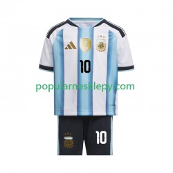 Koszulka Krótka dla Dzieci Reprezentacji Argentyny Pierwszy strój Lionel Messi 10 World Cup 2026