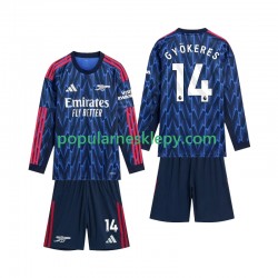 Koszulka Długi dla Dzieci Arsenal Drugi strój Gyokeres 14 2025-2026 Koszulka Długi dla Dzieci Arsenal Drugi strój Gyokeres 14 2025-2026