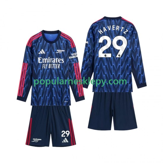 Koszulka Długi dla Dzieci Arsenal Drugi strój Havertz 29 2025-2026