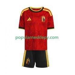 Koszulka Krótka dla Dzieci Reprezentacji Belgii Pierwszy strój World Cup 2026