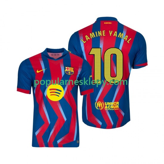 Koszulka Krótka Męska FC Barcelona Czwarty strój Lamine Yamal 10 2025-2026