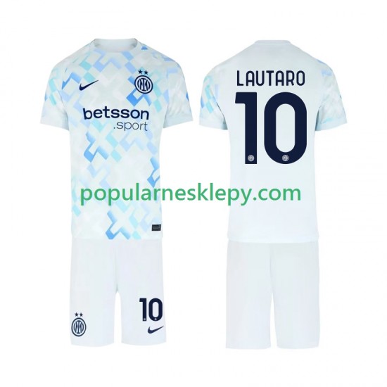 Koszulka Krótka dla Dzieci Inter Mediolan Drugi strój Lautaro Martinez 10 2025-2026 Koszulka Krótka dla Dzieci Inter Mediolan Drugi strój Lautaro Martinez 10 2025-2026