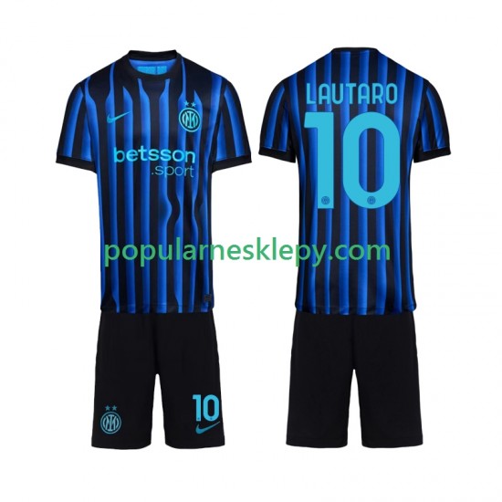 Koszulka Krótka dla Dzieci Inter Mediolan Pierwszy strój Lautaro Martinez 10 2025-2026 Koszulka Krótka dla Dzieci Inter Mediolan Pierwszy strój Lautaro Martinez 10 2025-2026