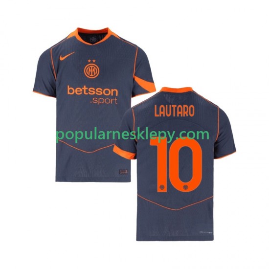 Koszulka Krótka Męska Inter Mediolan Trzeci strój Lautaro Martinez 10 2025-2026