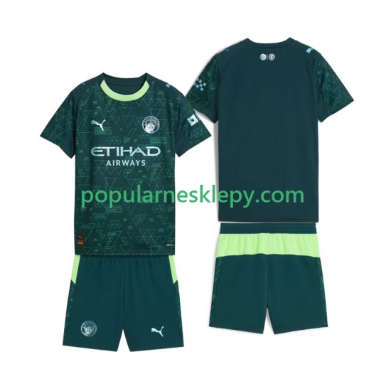 Koszulka Krótka dla Dzieci Manchester City Czwarty strój 2025-2026