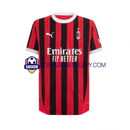 Koszulka Krótka Męska AC Milan Pierwszy strój 2024-2025