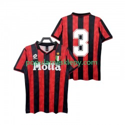 Koszulka Krótka Męska AC Milan Pierwszy strój 3 Retro 1993 1994