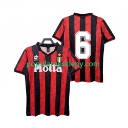 Koszulka Krótka Męska AC Milan Pierwszy strój 6 Retro 1993 1994