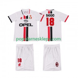 Koszulka Krótka dla Dzieci AC Milan Drugi strój BAGGIO 18 Retro 1996 1997