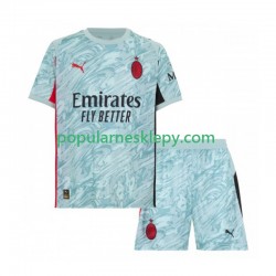 Koszulka Krótka dla Dzieci Bramkarz AC Milan Pierwszy strój 2025-2026