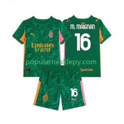 Koszulka Krótka dla Dzieci Bramkarz AC Milan Drugi strój Mike Maignan 16 2025-2026