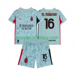 Koszulka Krótka dla Dzieci Bramkarz AC Milan Pierwszy strój Mike Maignan 16 2025-2026
