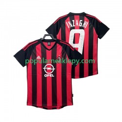 Koszulka Krótka Męska AC Milan Pierwszy strój INZAGHI 9 Retro 2002 2003