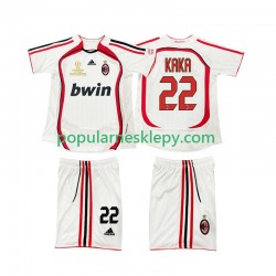 Koszulka Krótka dla Dzieci AC Milan Drugi strój KAKA 22 Retro 2006 2007