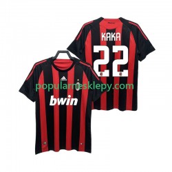 Koszulka Krótka Męska AC Milan Pierwszy strój KAKA 22 Retro 2008 2009