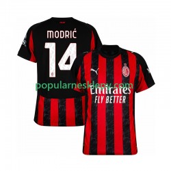 Koszulka Krótka Męska AC Milan Pierwszy strój Luca Modric 14 2025-2026