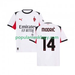 Koszulka Krótka Męska AC Milan Drugi strój Luka Modric 14 2025-2026