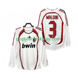 Koszulka Długi Męska AC Milan Drugi strój MALDINI 3 Retro 2006 2007