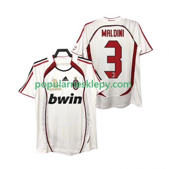 Koszulka Krótka Męska AC Milan Drugi strój MALDINI 3 Retro 2006 2007