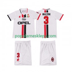 Koszulka Krótka dla Dzieci AC Milan Drugi strój MALDINI 3 Retro 1996 1997
