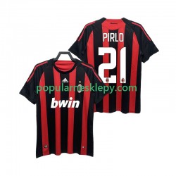 Koszulka Krótka Męska AC Milan Pierwszy strój RIRLO 21 Retro 2008 2009