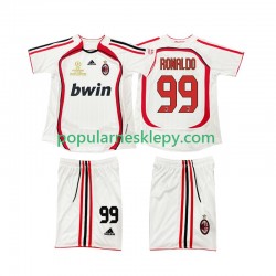 Koszulka Krótka dla Dzieci AC Milan Drugi strój RONALDO 9 Retro 2006 2007
