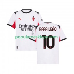 Koszulka Krótka Męska AC Milan Drugi strój Rafael Leao 10 2025-2026