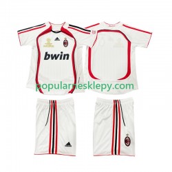 Koszulka Krótka dla Dzieci AC Milan Drugi strój Retro 2006 2007