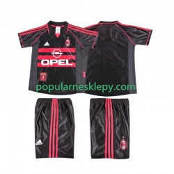 Koszulka Krótka dla Dzieci AC Milan Trzeci strój Retro 1998 1999