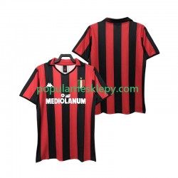 Koszulka Krótka Męska AC Milan Pierwszy strój Retro 1988 1989