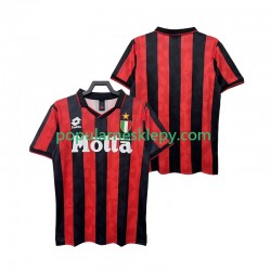 Koszulka Krótka Męska AC Milan Pierwszy strój Retro 1993 1994