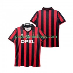 Koszulka Krótka Męska AC Milan Pierwszy strój Retro 1995 1996