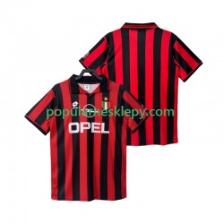 Koszulka Krótka Męska AC Milan Pierwszy strój Retro 1996 1997