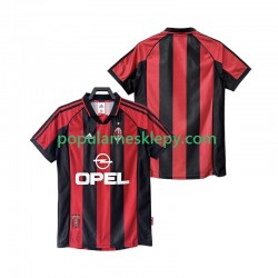 Koszulka Krótka Męska AC Milan Pierwszy strój Retro 1998 1999