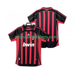 Koszulka Krótka Męska AC Milan Pierwszy strój Retro 2006 2007