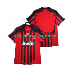 Koszulka Krótka Męska AC Milan Pierwszy strój Retro 2007 2008