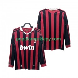 Koszulka Długi Męska AC Milan Pierwszy strój Retro 2009 2010