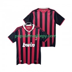 Koszulka Krótka Męska AC Milan Pierwszy strój Retro 2009 2010