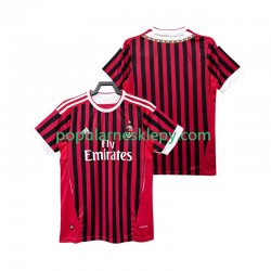 Koszulka Krótka Męska AC Milan Pierwszy strój Retro 2011 2012