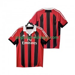 Koszulka Krótka Męska AC Milan Pierwszy strój Retro 2012 2013