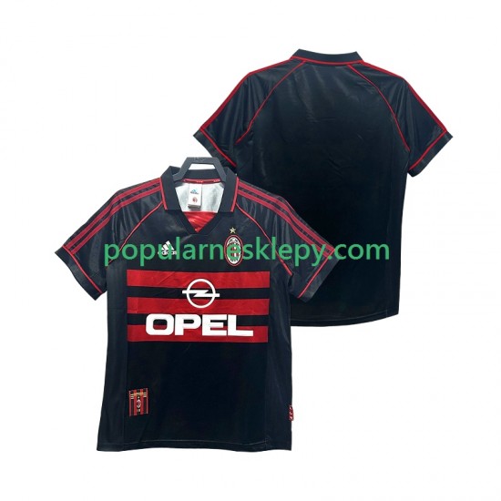 Koszulka Krótka Męska AC Milan Trzeci strój Retro 1998 1999