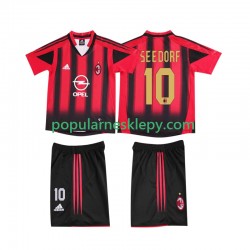 Koszulka Krótka dla Dzieci AC Milan Pierwszy strój SEEDORF 10 Retro 2004 2005