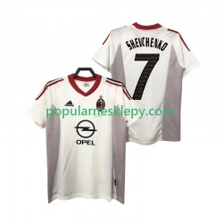 Koszulka Krótka Męska AC Milan Drugi strój SHEVCHENKO 7 Retro 2004 2005