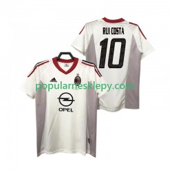 Koszulka Krótka Męska AC Milan Drugi strój rui costa 10 Retro 2004 2005