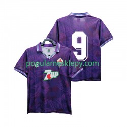 Koszulka Krótka Męska Fiorentina Pierwszy strój 9 Retro 1992 1993